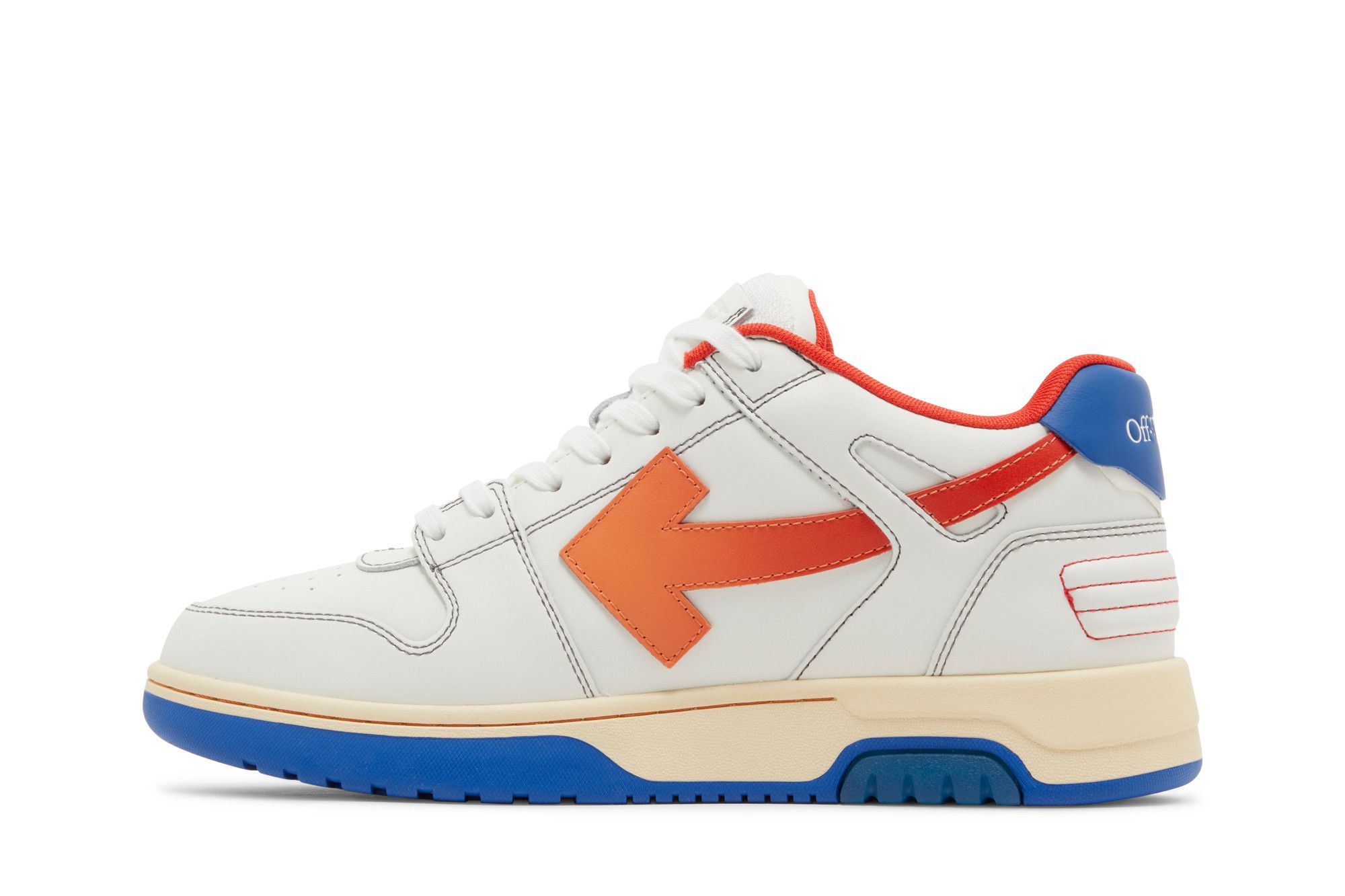 Lookbook Off-White Out Of Office 'Jahitan Kontras - Putih Merah' OMIA189S24LEA0120125