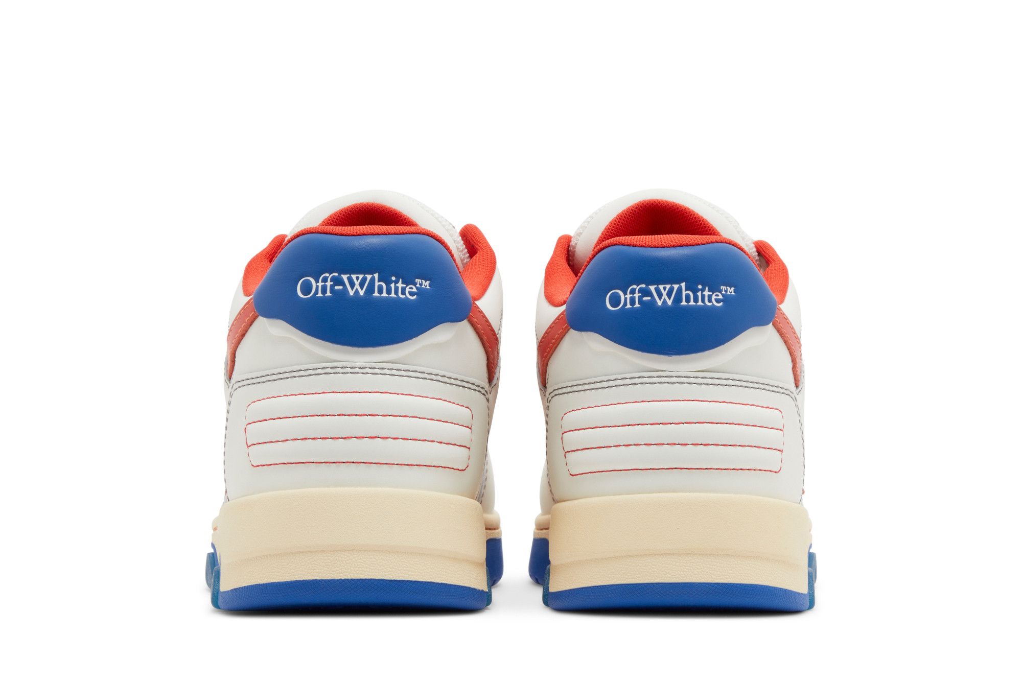 Details for Off-White Out Of Office 'Jahitan Kontras - Putih Merah' OMIA189S24LEA0120125
