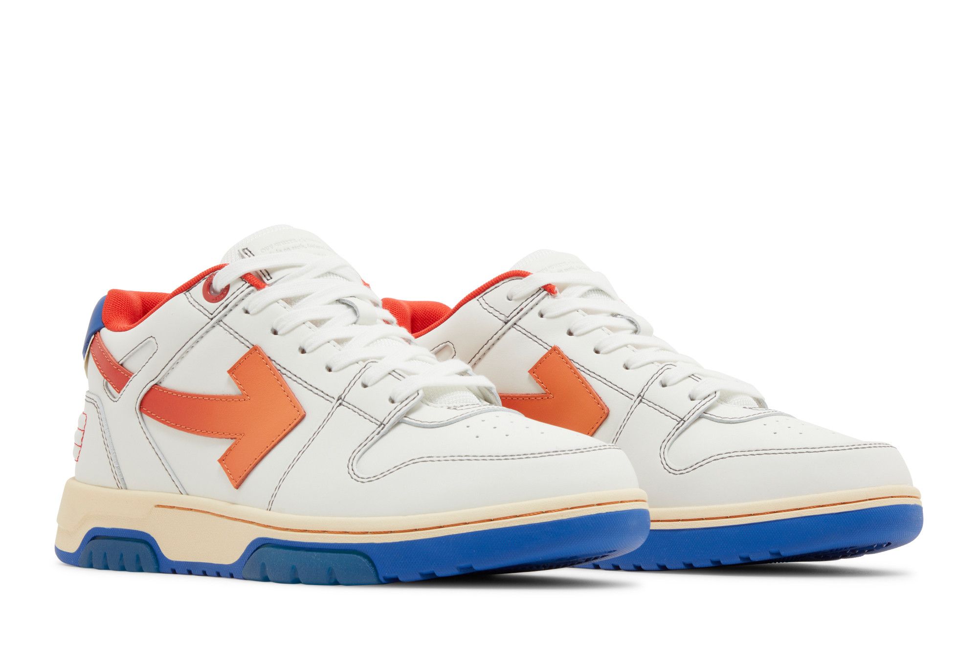 Cheap Off-White Out Of Office 'Jahitan Kontras - Putih Merah' OMIA189S24LEA0120125