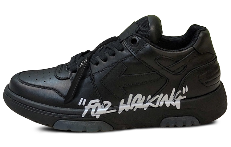 Off-White Out of Office 'For Walking - Black White' OMIA189S21LEA0041001/OMIA189F21LEA0031001