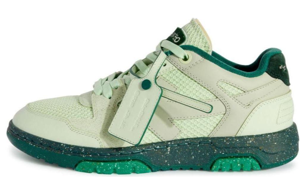 Off-White Out Of Office 'Green Leather'