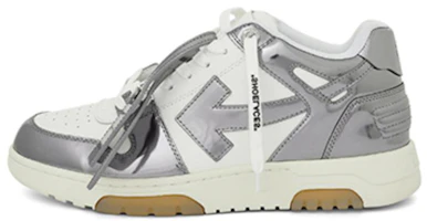 Off-White Out of Office 'Mirror Silver' OMIA189F22LEA007-0172 Off-White Out of Office 'Mirror Silver' OMIA189F22LEA007-0172