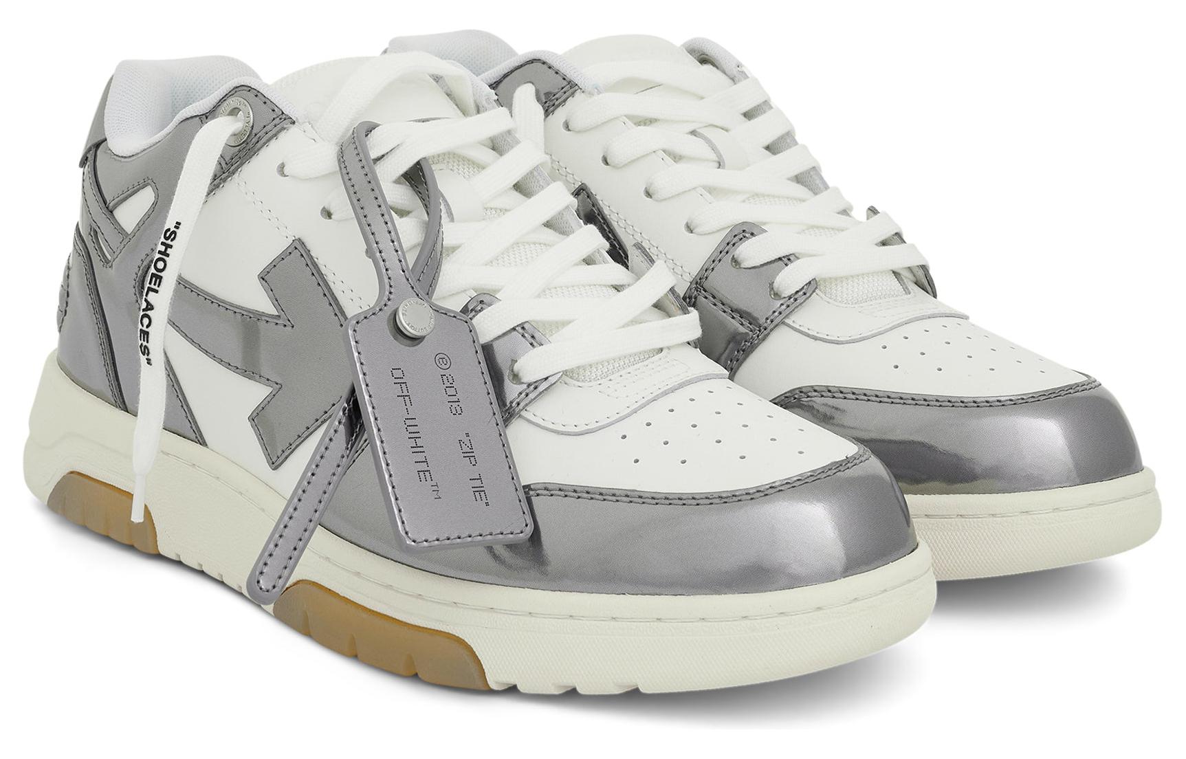 Lookbook Off-White Out of Office '镜面银' OMIA189F22LEA007-0172