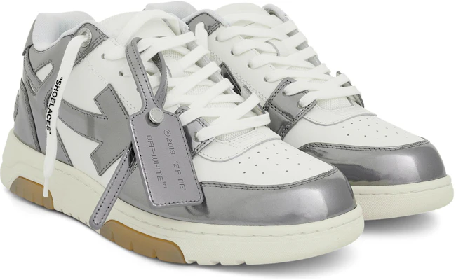 Off-White Out of Office '镜面银' OMIA189F22LEA007-0172 Lookbook Off-White Out of Office '镜面银' OMIA189F22LEA007-0172