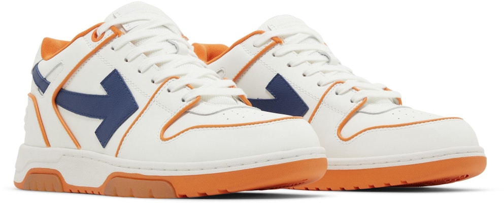 OFF-WHITE Out Of Office 小牛皮 圓頭繫帶 低筒 板鞋 男款 橙色 Cheap OFF-WHITE Out Of Office 小牛皮 圓頭繫帶 低筒 板鞋 男款 橙色
