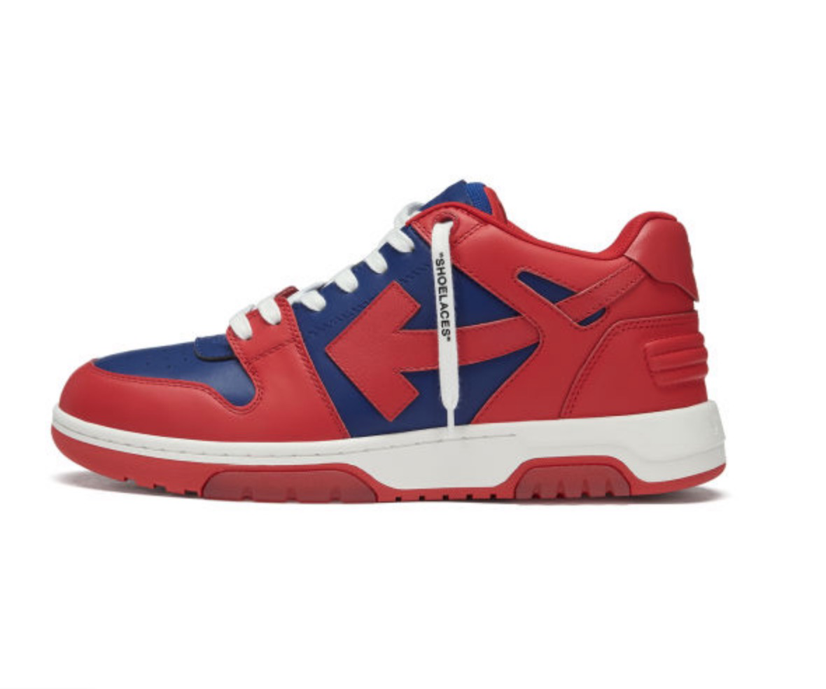 Off-White Out Of Office 'Red Blue' OMIA189F22LEA0014625