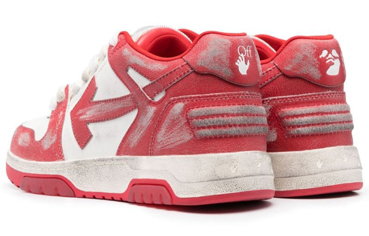 Off-White Out Of Office 'Vintage Red White Distressed' 圖 4