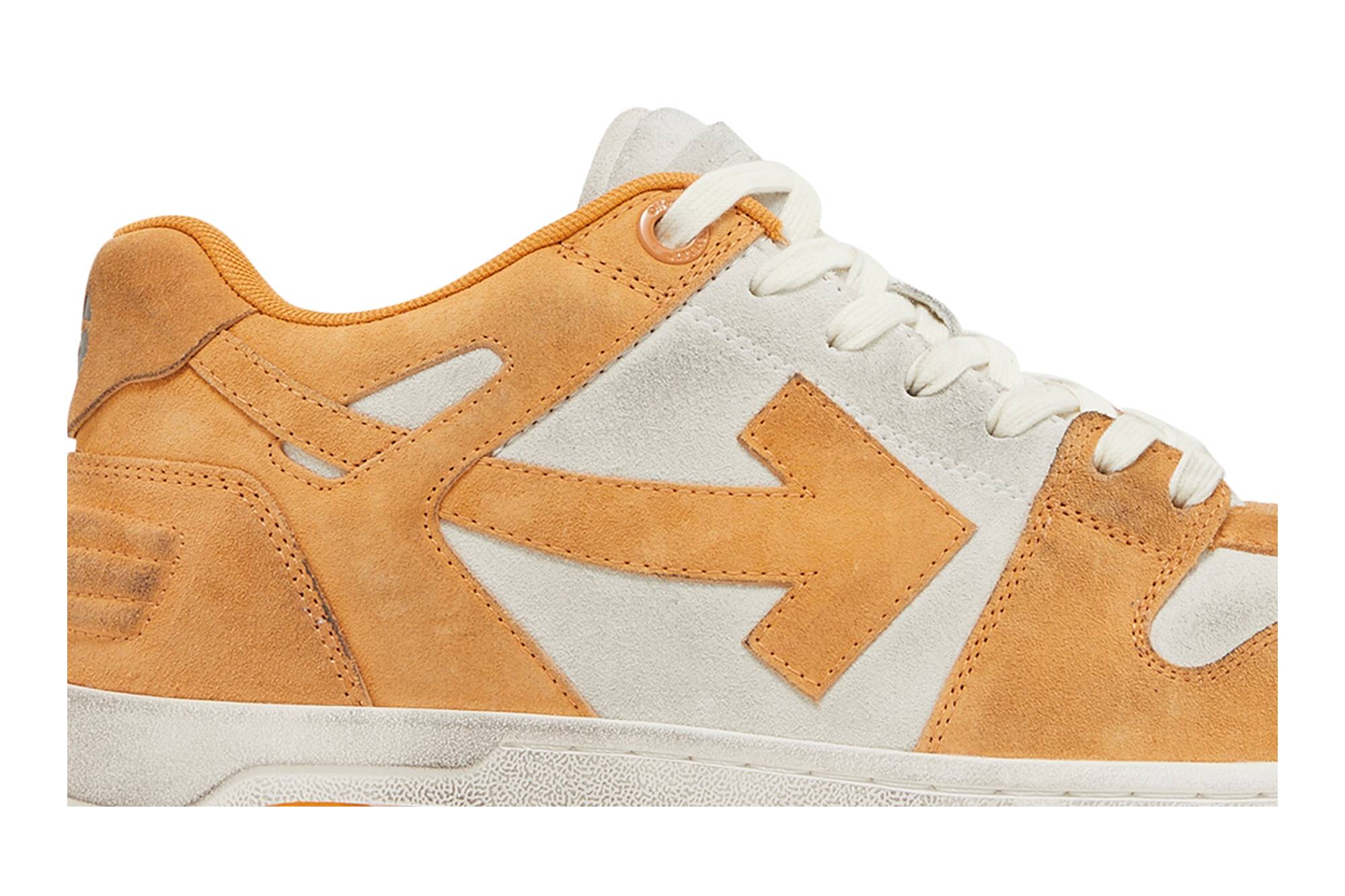 Order Off-White Out of Office 'Vintage Suede - Orange' OMIA189S23LEA0110120