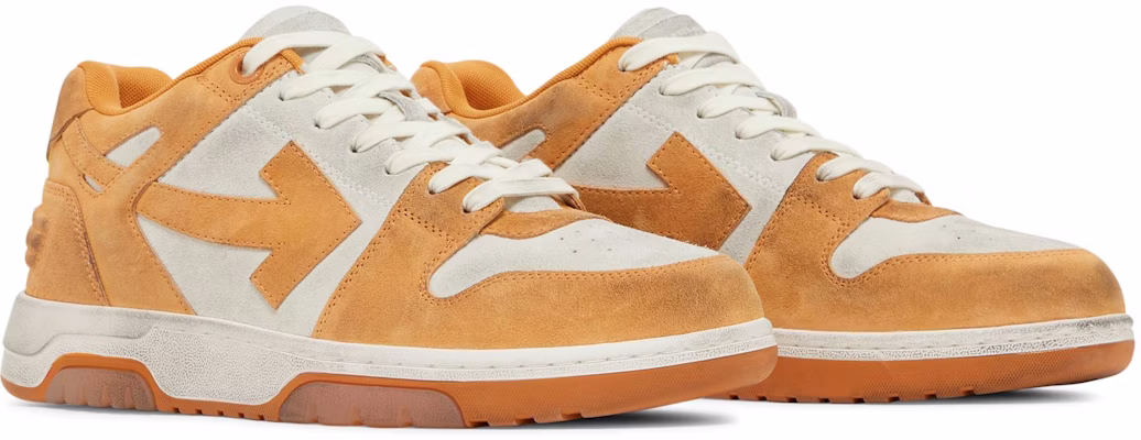 Off-White Out of Office 'Vintage Suede - Orange' OMIA189S23LEA0110120 Cheap Off-White Out of Office 'Vintage Suede - Orange' OMIA189S23LEA0110120