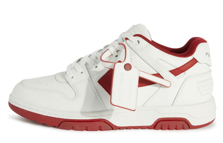 Off-White Out of Office 'White Burgundy'