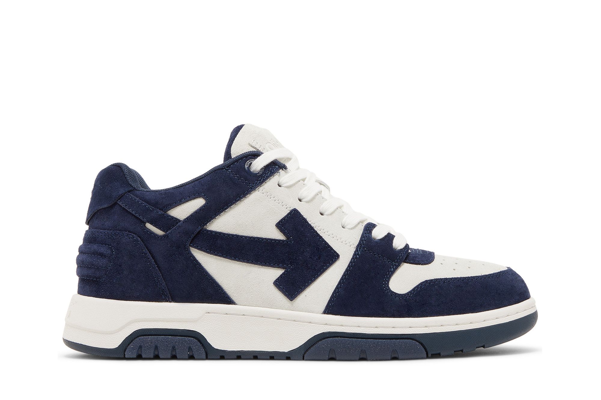 Off-White Out of Office 'White Navy Blue' OMIA189F22LEA0020142