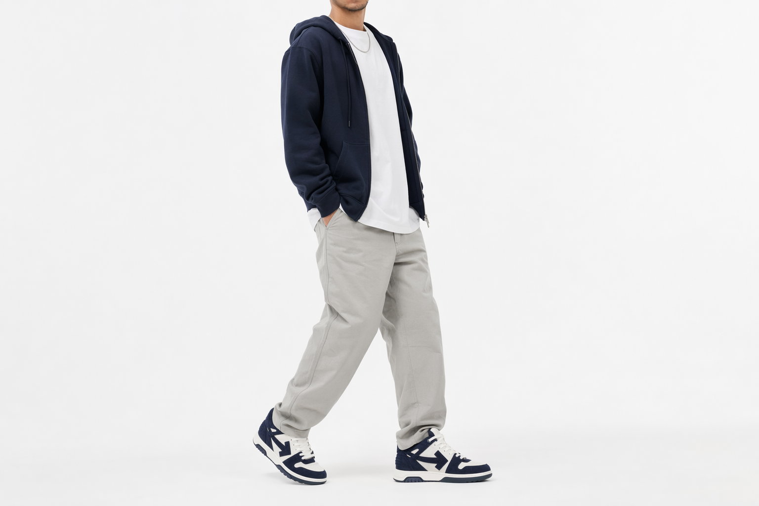 Order OFF-WHITE Out Of Office 系带 低幫 時尚板鞋 白藍