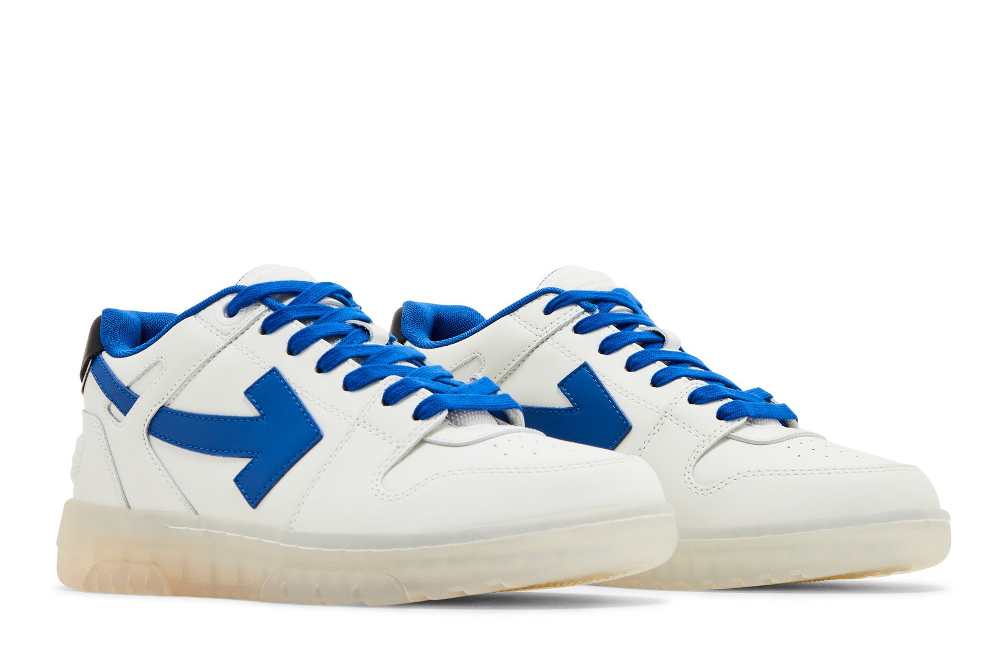 Cheap Off-White Keluar Pejabat 'Putih Biru Navy' OMIA189S24LEA0100146