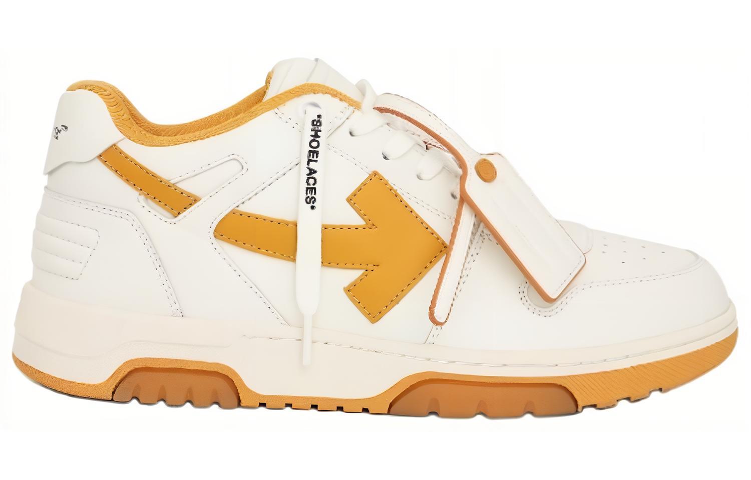Order Off-White Out of Office 'Blanco Ocre Amarillo' OMIA189F23LEA002-0116
