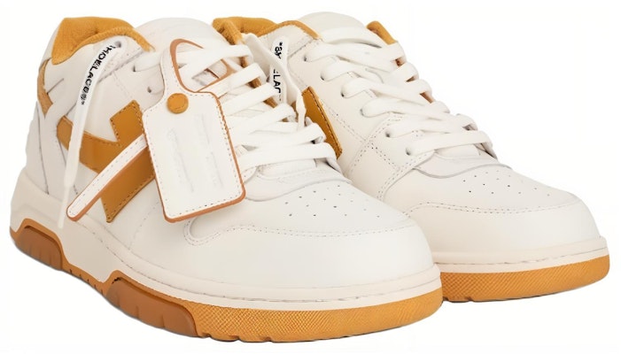 Off-White Out of Office 'White Ocher Yellow' OMIA189F23LEA002-0116 Shop Off-White Out of Office 'White Ocher Yellow' OMIA189F23LEA002-0116
