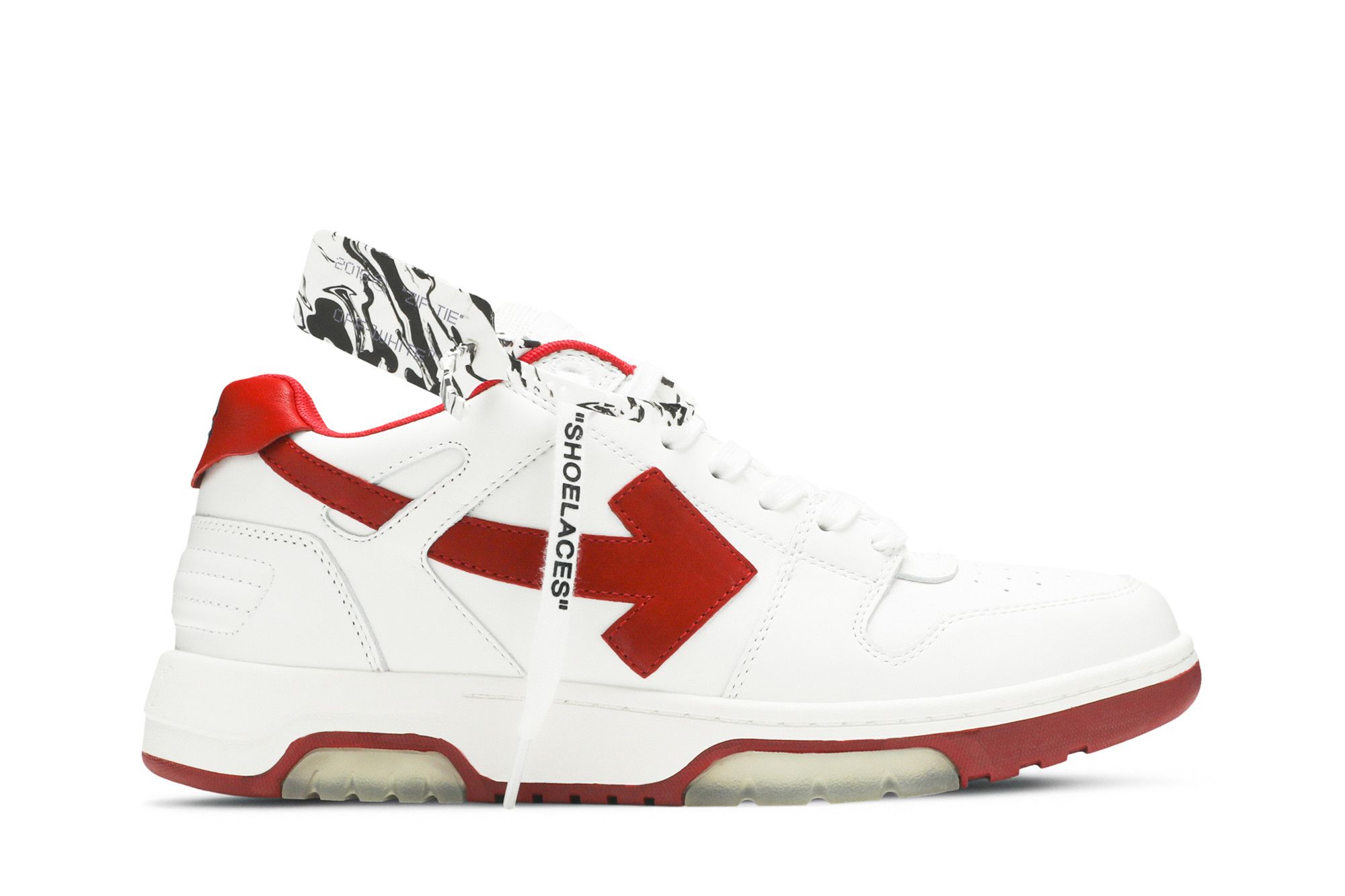 Off-White Out of Office 'White Red'