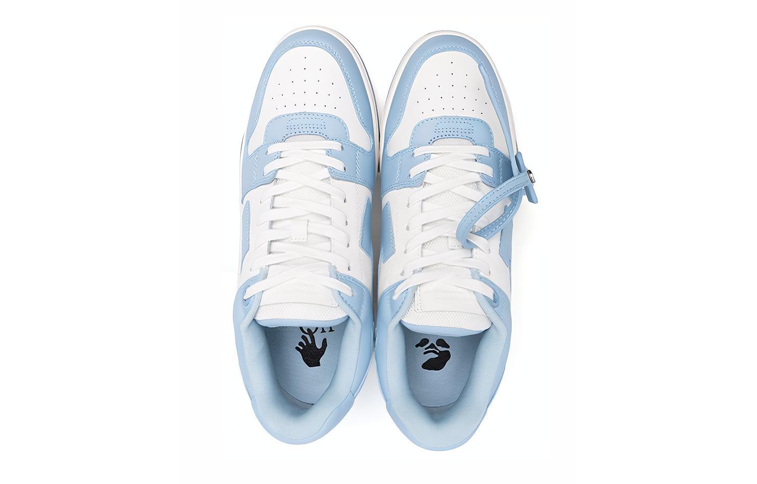 Off-White Out Of Office Calf Leather 'White Blue' 圖 5