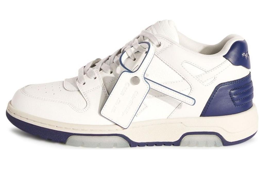 Off-White Out Of Office Leather Sneakers 'White Blue'