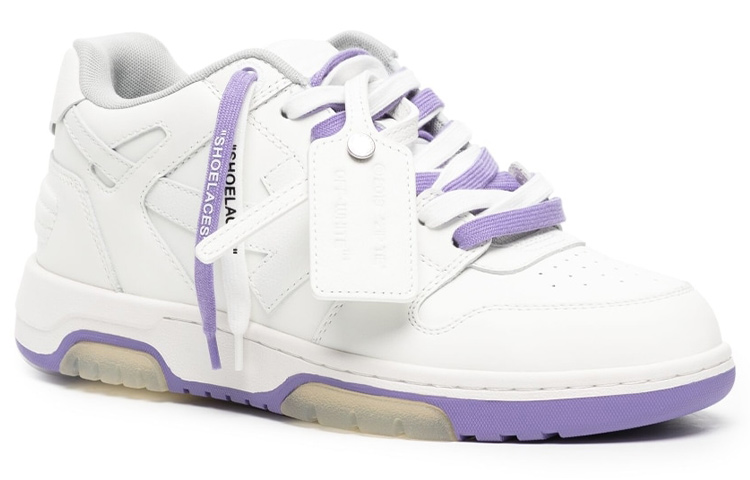 Off-White Out Of Office Low-Top Sneaker 'White Purple' 圖 2