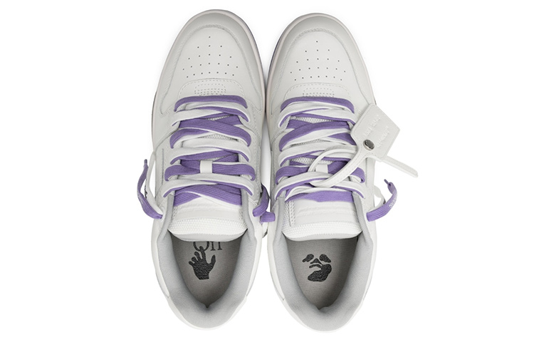 Off-White Out Of Office Low-Top Sneaker 'White Purple' 圖 3