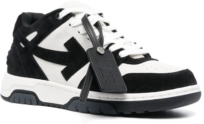 Off-White Out Of Office Low-Top Sneakers 'Black White' OMIA189F22LEA0020110 Lookbook Off-White Out Of Office Low-Top Sneakers 'Black White' OMIA189F22LEA0020110