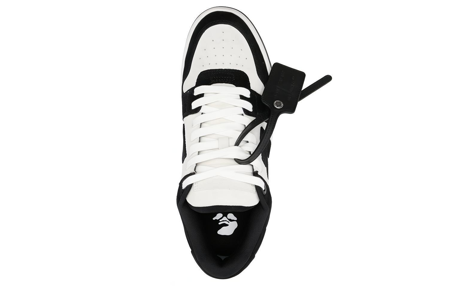 Purchase Off-White Out Of Office Low-Top Sneakers 'Black White' OMIA189F22LEA0020110