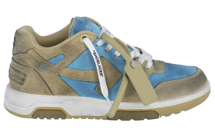 Order Zapatillas Bajas Off-White Out Of Office 'Azul Verde Oliva' OMIA189S22LEA0084061
