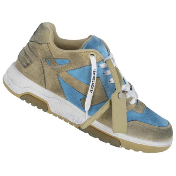 Lookbook Zapatillas Bajas Off-White Out Of Office 'Azul Verde Oliva' OMIA189S22LEA0084061