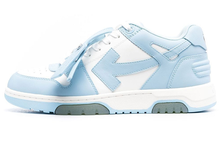 blue nike off white sneakers