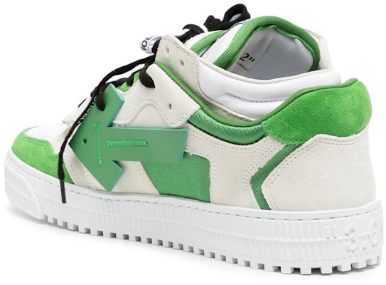 오프화이트 아웃 오브 오피스 로우탑 스니커즈 '그린 화이트 블랙' OMIA244F22LEA0010155 Shop 오프화이트 아웃 오브 오피스 로우탑 스니커즈 '그린 화이트 블랙' OMIA244F22LEA0010155