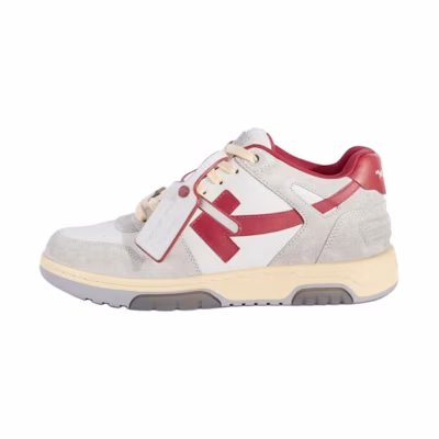 Off-White Out of Office Low 'Light Grey Red'