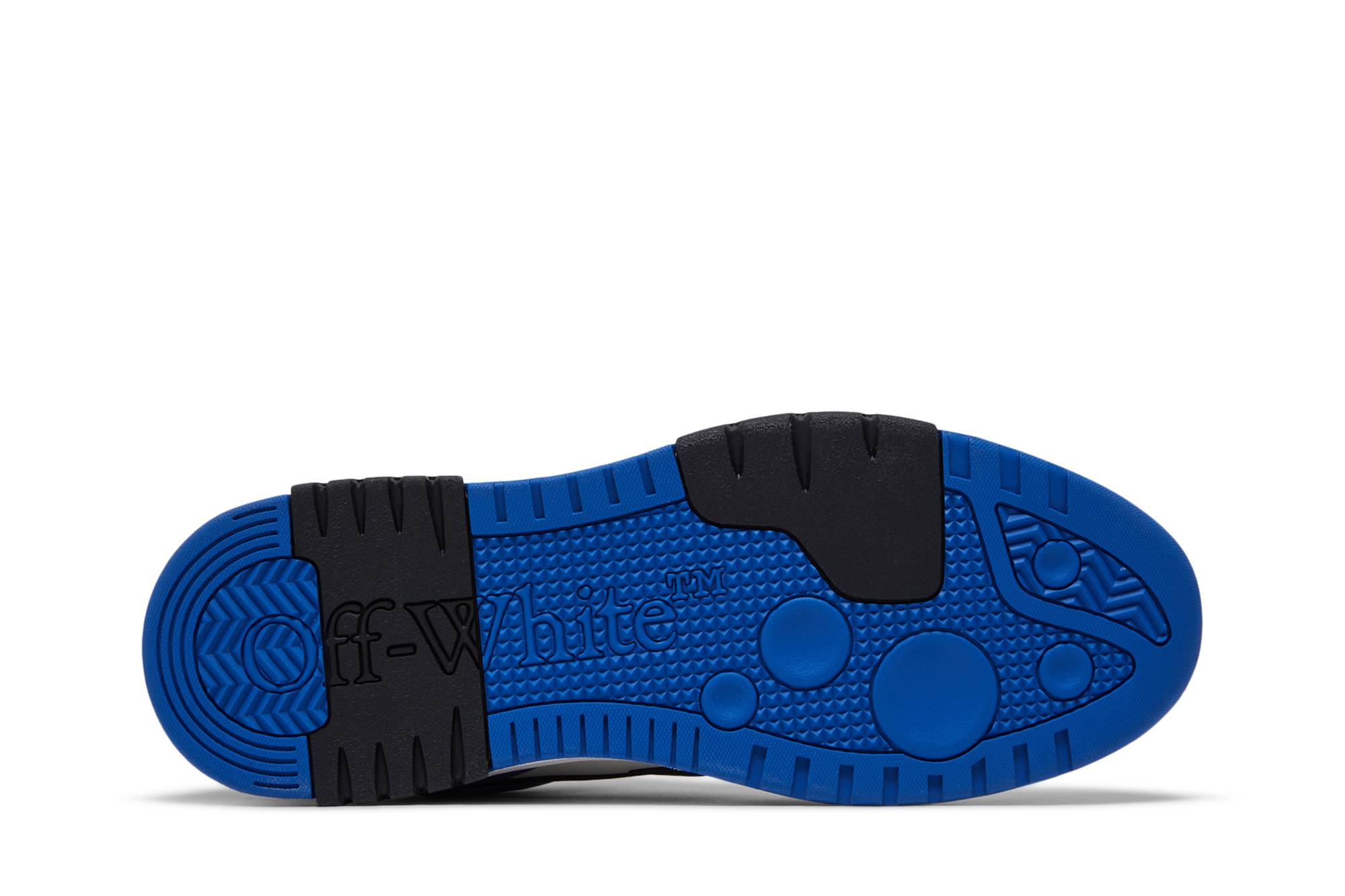 Shop 오프화이트 아웃 오브 오피스 로우 '네이비 블랙 화이트' OMIA189S24LEA006-4610