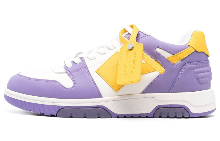 Off-White Out of Office Low 'Purple Yellow' omia189s23lea0013718