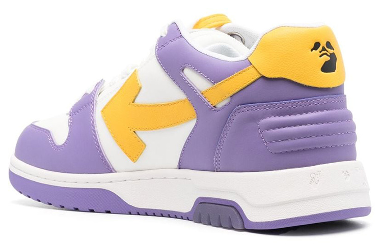 Shop Off-White Out of Office Low 'Morado Amarillo' omia189s23lea0013718