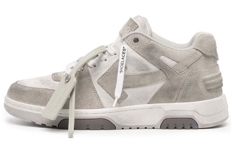 Buy Off-White Out of Office Low 'Ante Vintage - Gris' OMIA189F22LEA012-0109