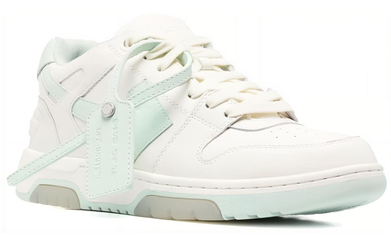 Order Off-White Out of Office Low ''Blanc Menthe'' OMIA189S21LEA001-0151