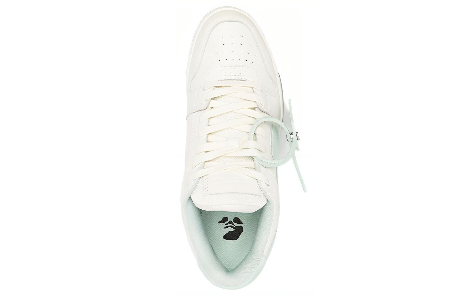 Shop Off-White Out of Office Low ''Blanc Menthe'' OMIA189S21LEA001-0151