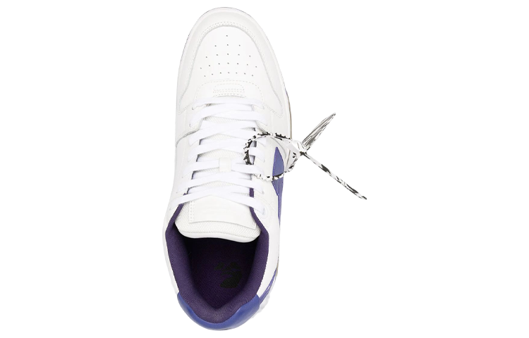 Shop Off-White Out of Office Low 'White Purple' OMIA189F20LEA001 0135