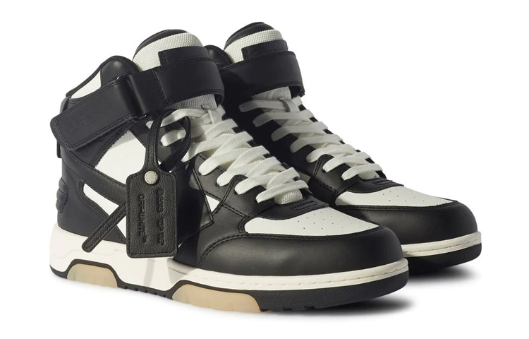 Off-White Out Of Office Mid 'Black White Beige Sole' 圖 2