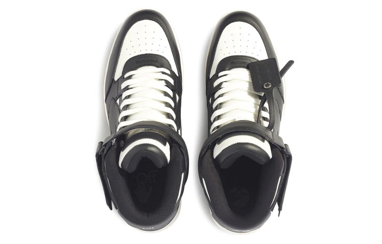 Off-White Out Of Office Mid 'Black White Beige Sole' 圖 3