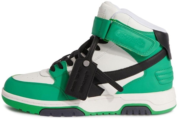 Off-White Out Of Office Mid 'Green Black' OMIA259S23LEA001-5510 Buy Off-White Out Of Office Mid 'Green Black' OMIA259S23LEA001-5510