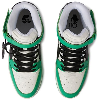 Off-White Out Of Office Mid 'Green Black' OMIA259S23LEA001-5510 Lookbook Off-White Out Of Office Mid 'Green Black' OMIA259S23LEA001-5510