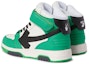 Shop Off-White Out Of Office Mid 'Green Black' OMIA259S23LEA001-5510