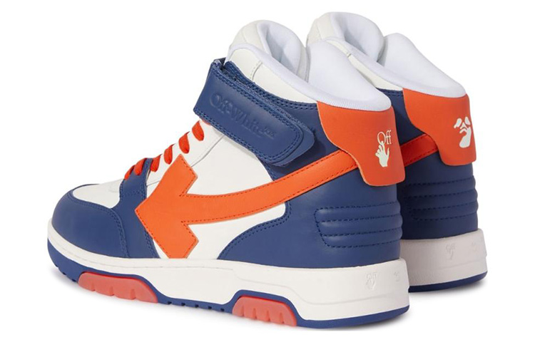 Off-White Out Of Office Mid 'Navy Blue Bright Orange' 圖 4