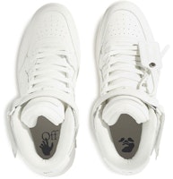 오프화이트 아웃 오브 오피스 레더 하이탑 스니커즈 '화이트' OMIA259C99LEA0010101 Lookbook 오프화이트 아웃 오브 오피스 레더 하이탑 스니커즈 '화이트' OMIA259C99LEA0010101