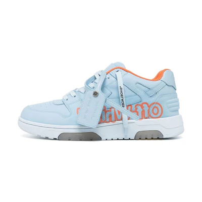 Off-White Out of Office Low 'Logo Print - Light Blue Orange'