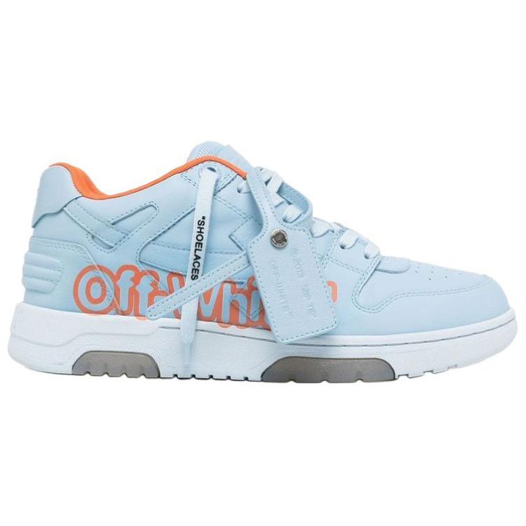 Off-White Out of Office Low 'Logo Print - Light Blue Orange' 圖 2