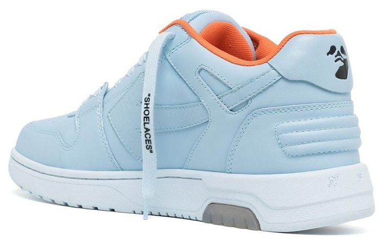 Off-White Out of Office Low 'Logo Print - Light Blue Orange' 圖 4