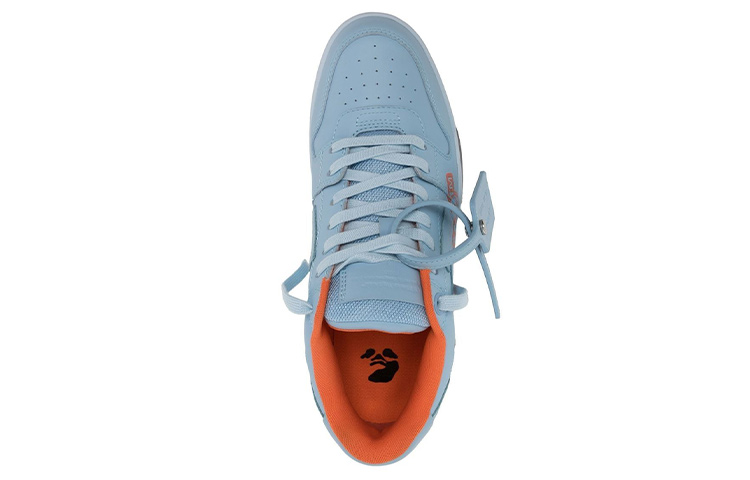 Off-White Out of Office Low 'Logo Print - Light Blue Orange' 圖 5
