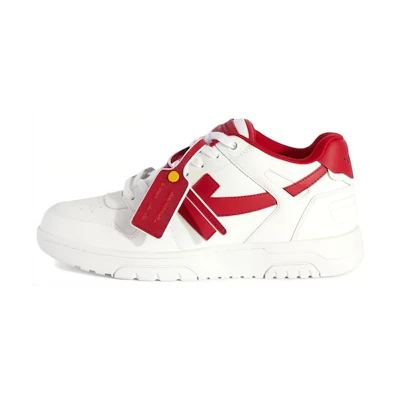 Off-White Out Of Office OOO Low Tops '2024 Lunar New Year Red White'